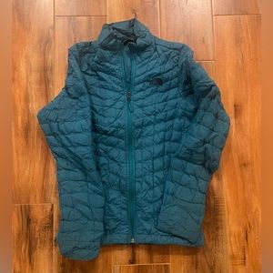 North Face Zip Up Green Jacket Womens XS